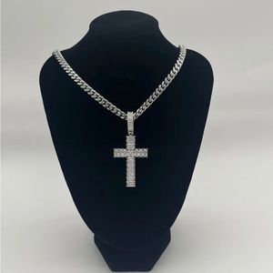 Baguette Cross Pendant